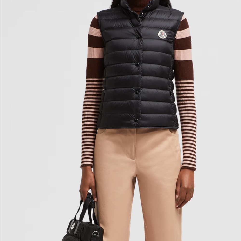 Moncler Black Quilted Vest